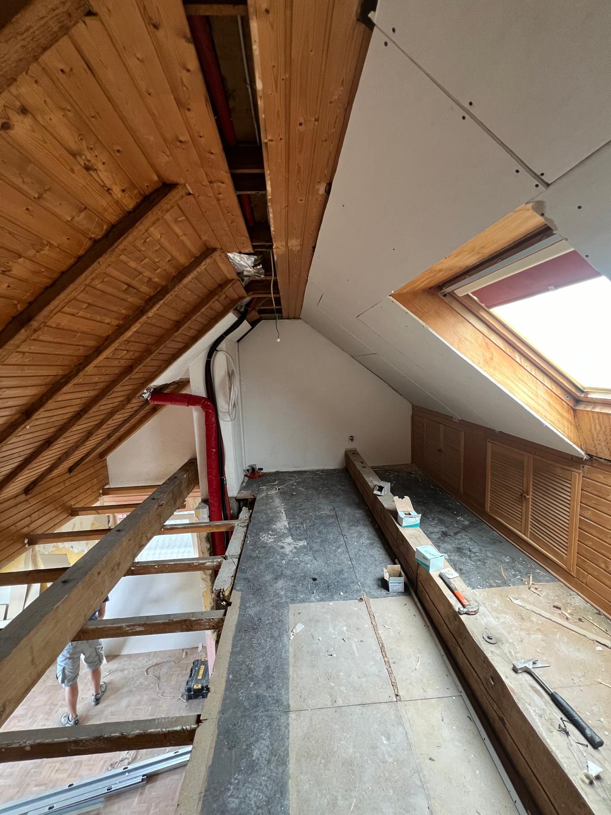 Dachboden Speicherausbau – Projektfoto 2