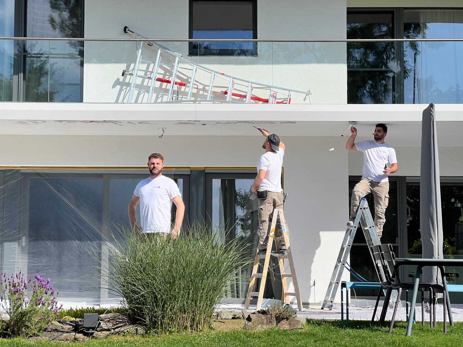 Fassadenanstrich 2-Familienhaus – Projektfoto 2