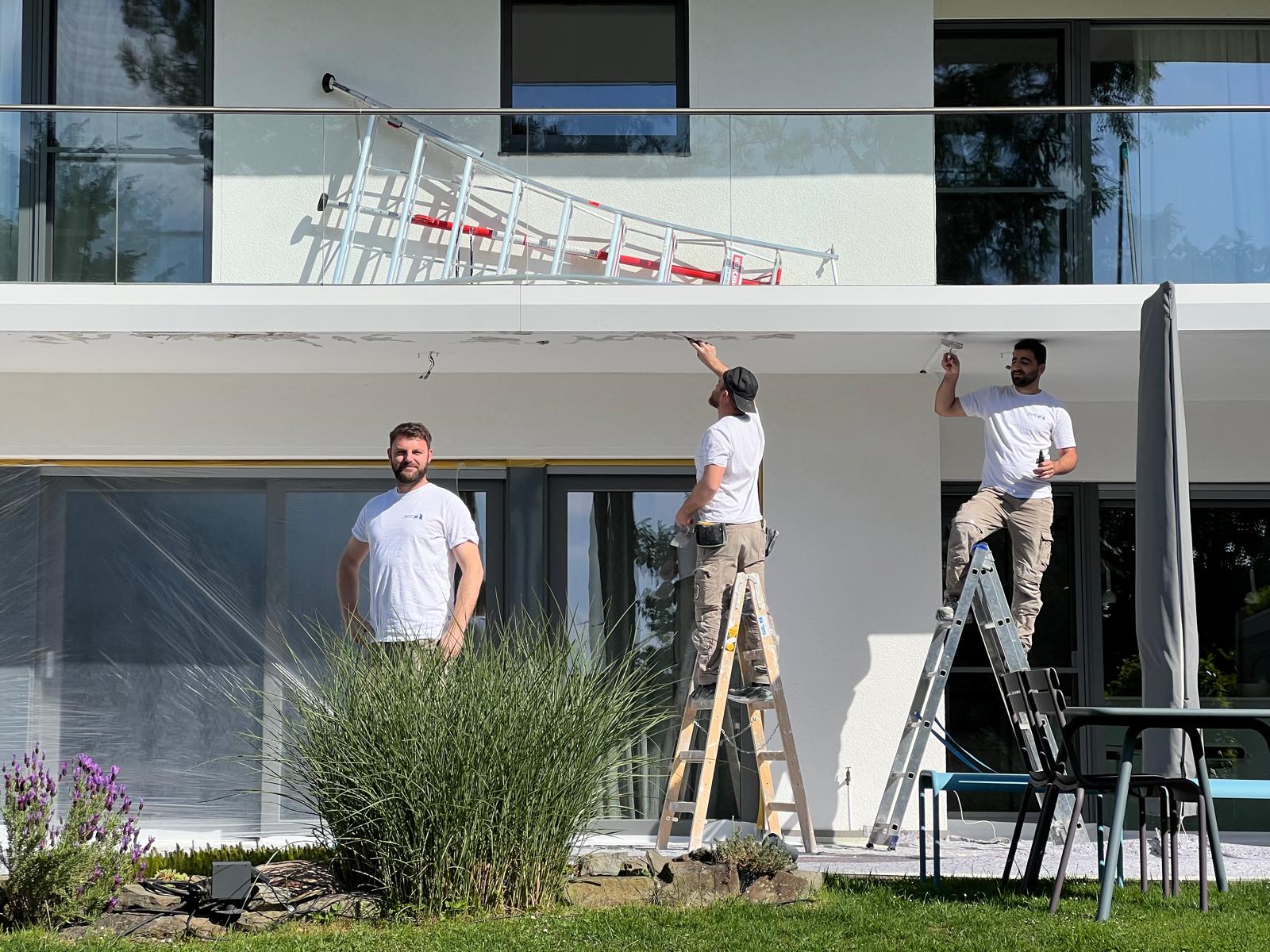 Fassadenanstrich 2-Familienhaus – Projektfoto 3
