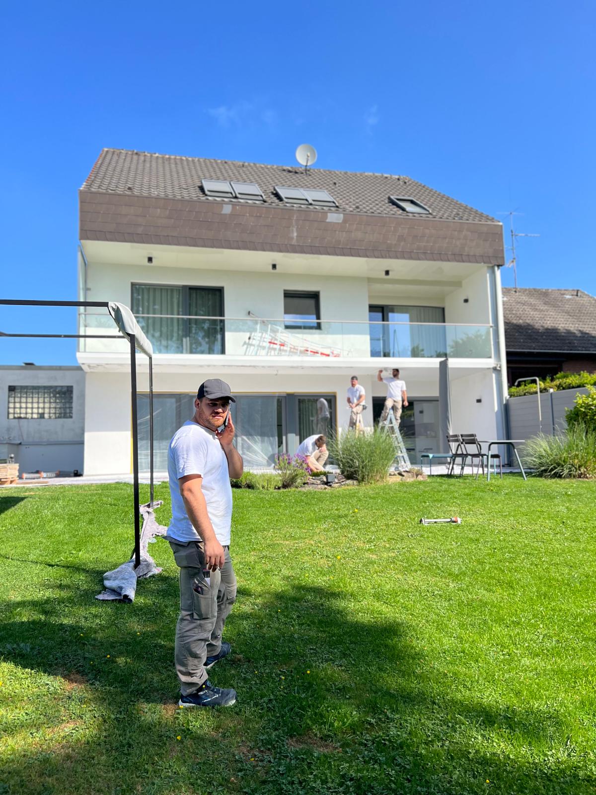 Fassadenanstrich 2-Familienhaus – Projektfoto 4
